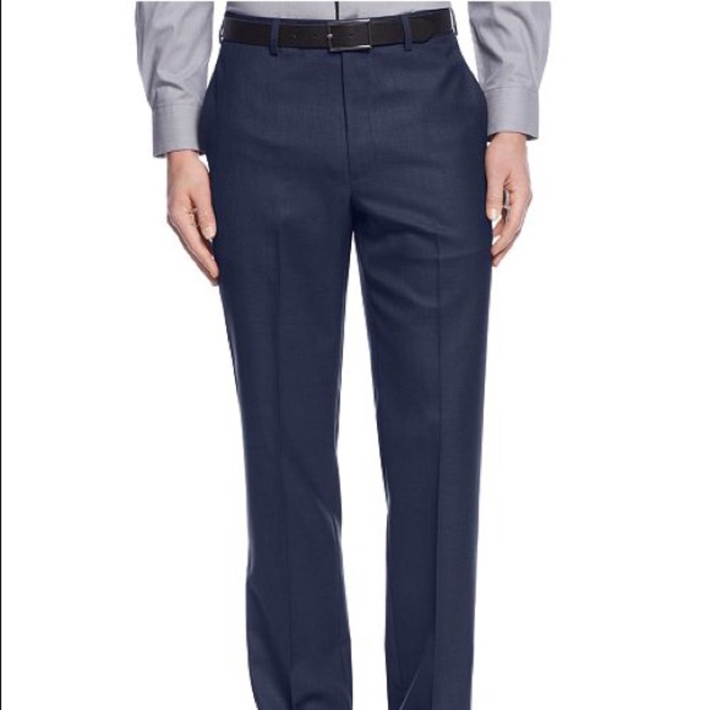 CALVIN KLEIN SLIM FIT NAVY PANTS